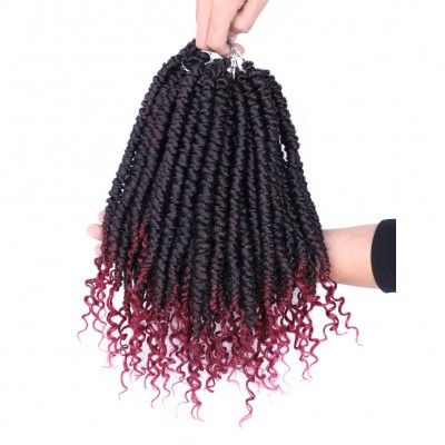 wholesale ombre 12 inch afro kinky braids crochet extension hair braiding spring twist hair