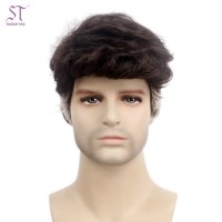 Wholesale Synthetic Hair Wig Cosplay Personality Brown Short Wigs For Men