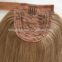 14-24 inch 100g human hair wrap around magic ponytail